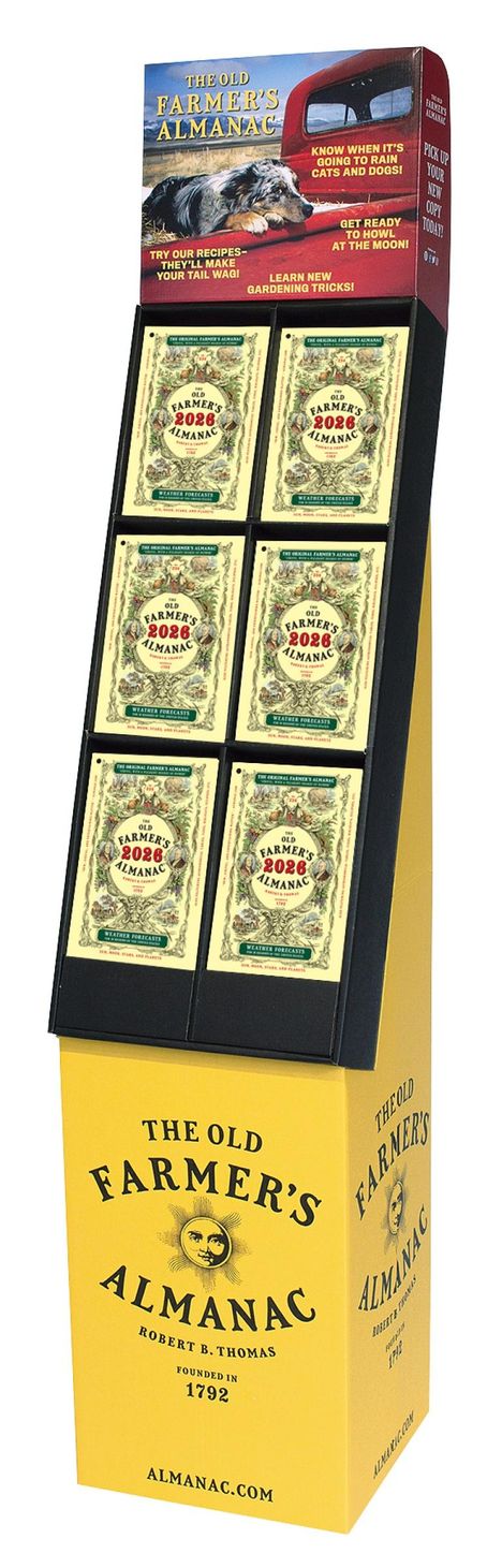 Old Farmer'S Almanac: The 2026 Old Farmer's Almanac 48-Copy Floor Display, Buch