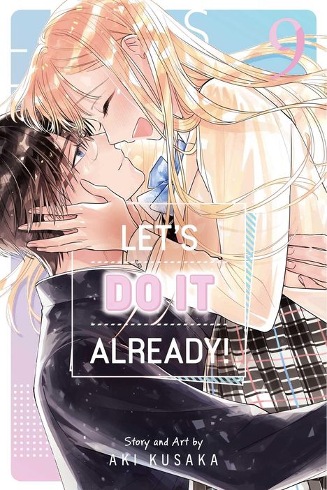 Text: "LET'S DO IT ALREADY!" Illustration: Zwei Personen, die sich innig umarmen.