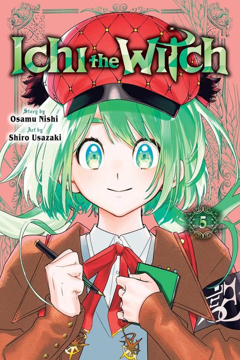 „Ichi the Witch“, Story von Osamu Nishi, Art von Shiro Usazaki, Band 5. Illustration eines Mädchens mit grünen Haaren.