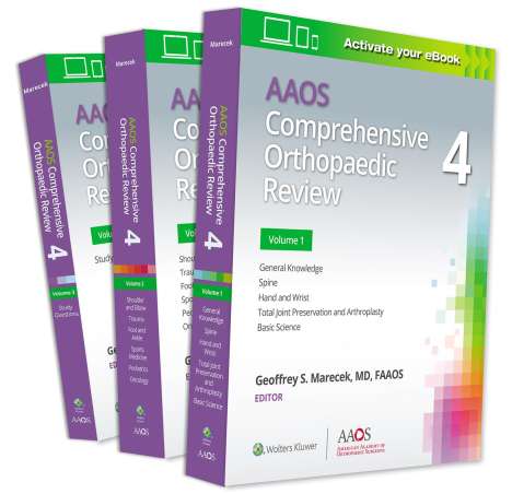 Geoffrey Marecek: AAOS Comprehensive Orthopaedic Review 4: Print + Ebook, Buch
