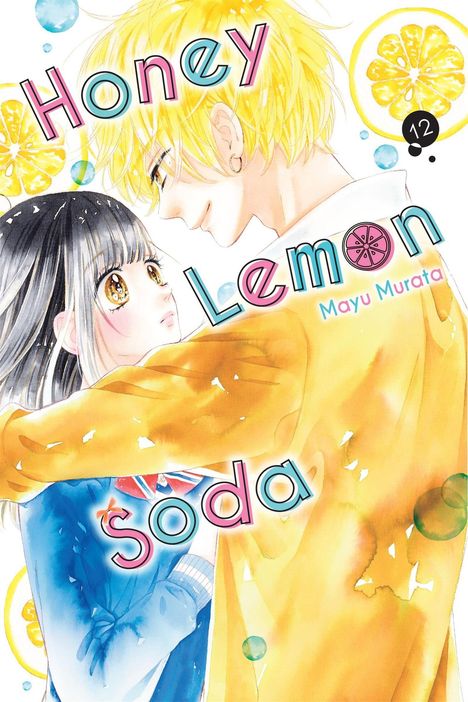 „Honey Lemon Soda“ und „Cover not final“. Illustration zweier Figuren: junges Mädchen mit dunklem Haar, Junge mit blondem Haar.