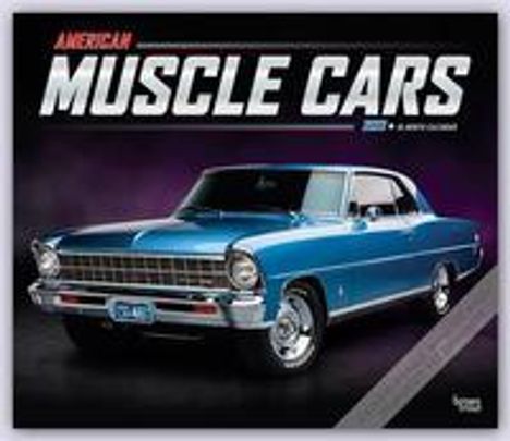 American Muscle Cars 2023 - 16-Monate, Kalender