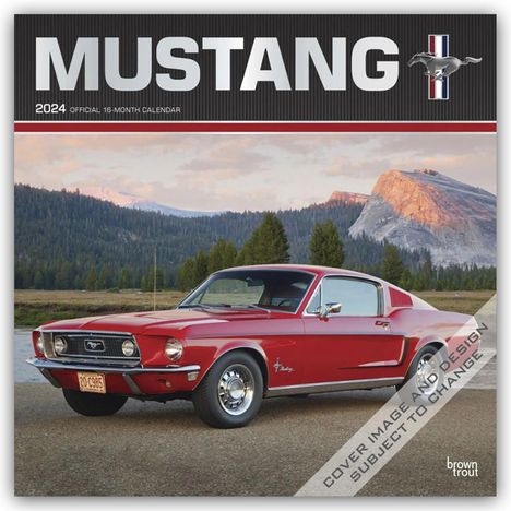 Mustang 2024 Square Foil, Kalender