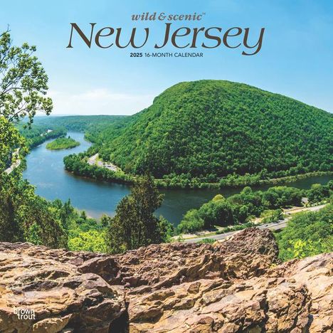 Browntrout: New Jersey Wild &amp; Scenic 2025 12 X 24 Inch Monthly Square Wall Calendar Plastic-Free, Kalender