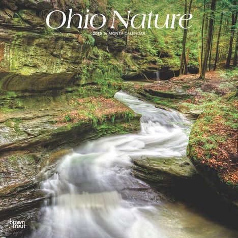 Browntrout: Ohio Nature 2025 12 X 24 Inch Monthly Square Wall Calendar Plastic-Free, Kalender