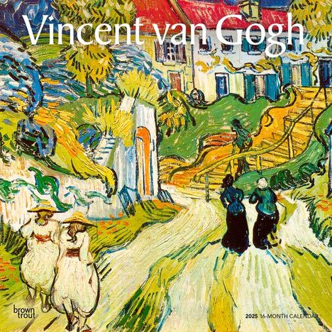Browntrout: Vincent Van Gogh 2025 12 X 24 Inch Monthly Square Wall Calendar Plastic-Free, Kalender