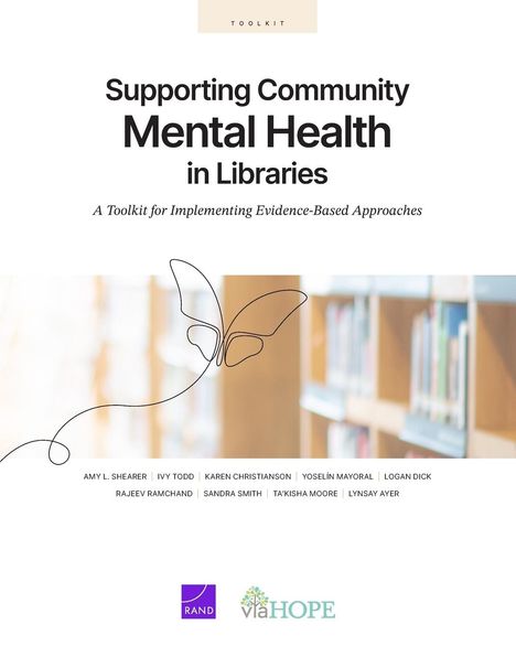 Amy L Shearer: Supporting Community Mental Health in Libraries, Buch