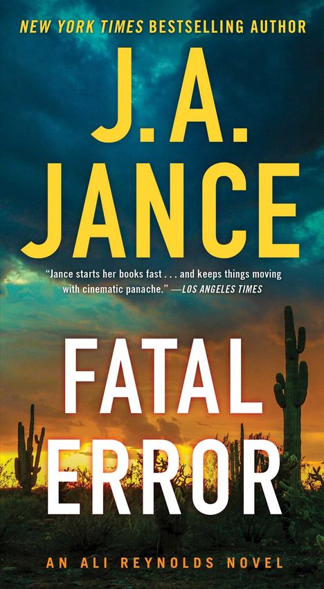 J A Jance: Fatal Error, Buch