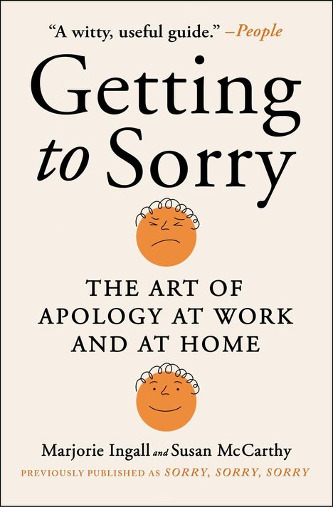 Marjorie Ingall: Getting to Sorry, Buch