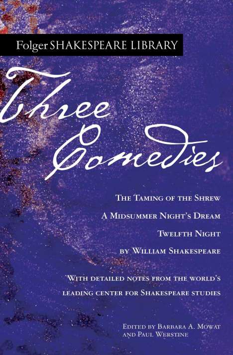 William Shakespeare: Three Comedies, Buch