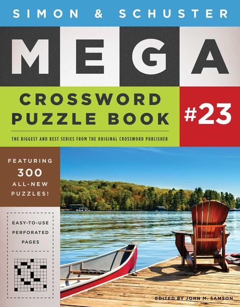 Simon &amp; Schuster Mega Crossword Puzzle Book #23, Buch