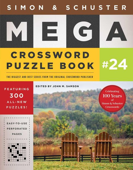 Simon &amp; Schuster Mega Crossword Puzzle Book #24, Buch