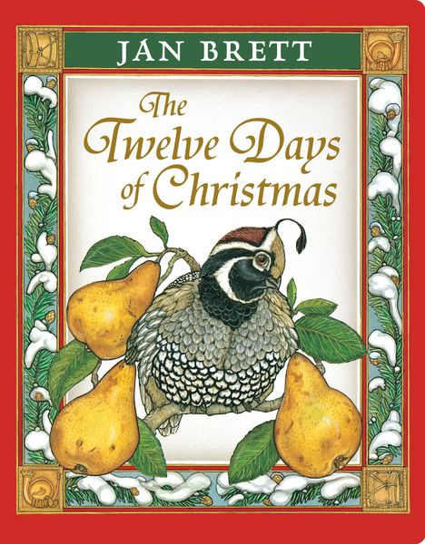 Jan Brett: The Twelve Days of Christmas (Oversized Lap Board Book), Buch