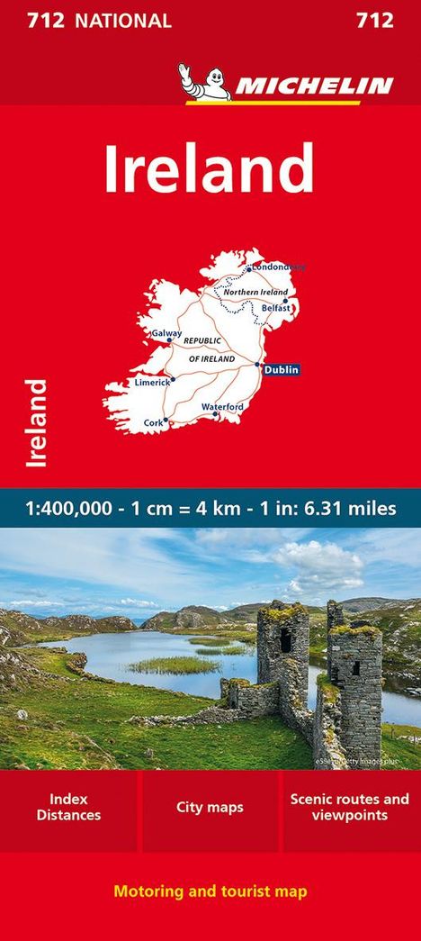Michelin: Michelin Irland, Karten