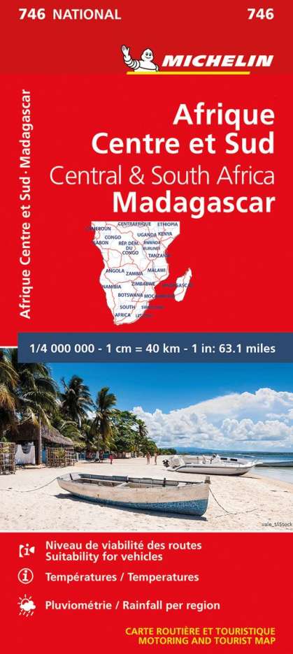 Michelin Zentral- und Südafrika, Madagaskar, Karten
