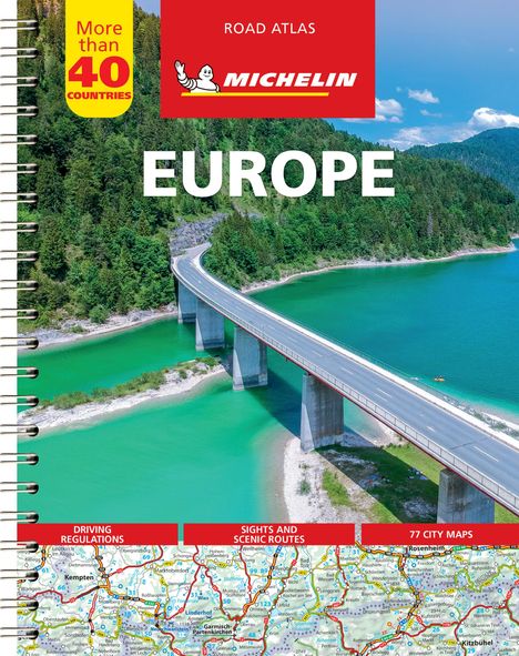 Michelin: Michelin Straßenatlas Europa, Buch