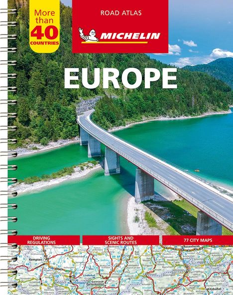 Michelin: Michelin Straßenatlas Europa, Buch