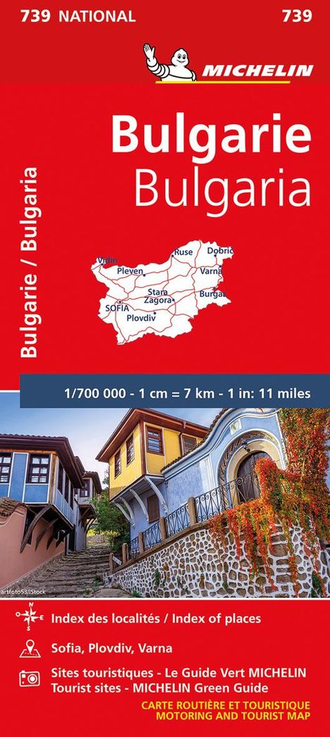 Michelin Bulgarien, Karten