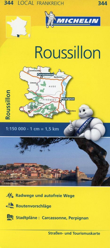 Michelin Roussillon, Karten