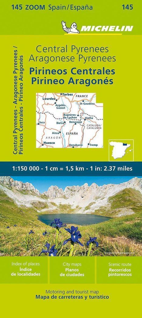 Pyrenees Central - Zoom Map 145, Karten