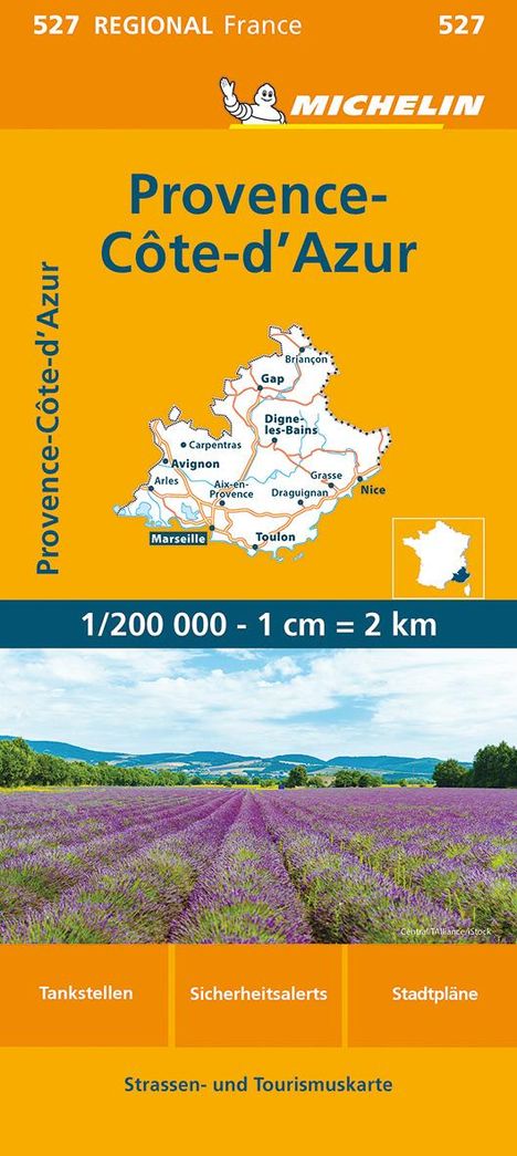 Michelin Provence Cote d'Azur, Karten