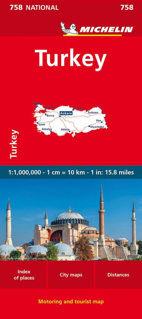 Michelin: Michelin Türkei, Karten