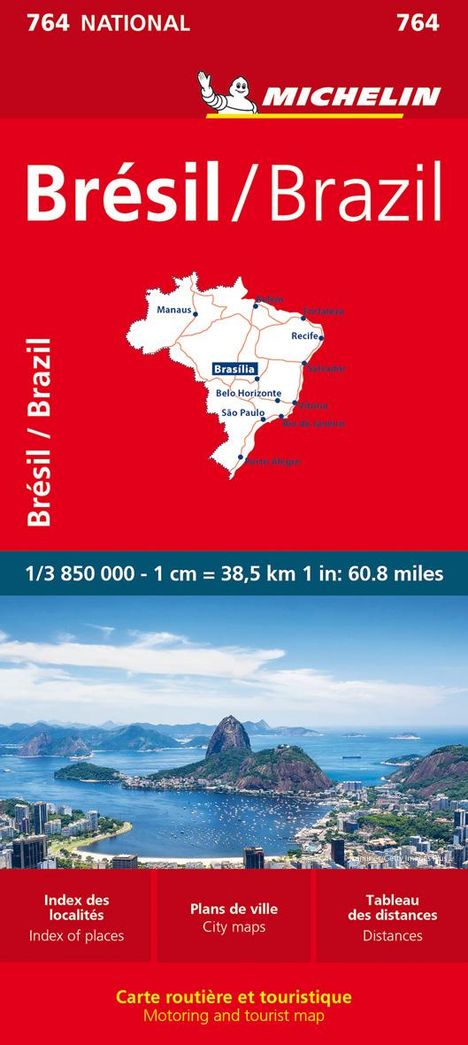 Michelin Brésil/Brazil, Karten