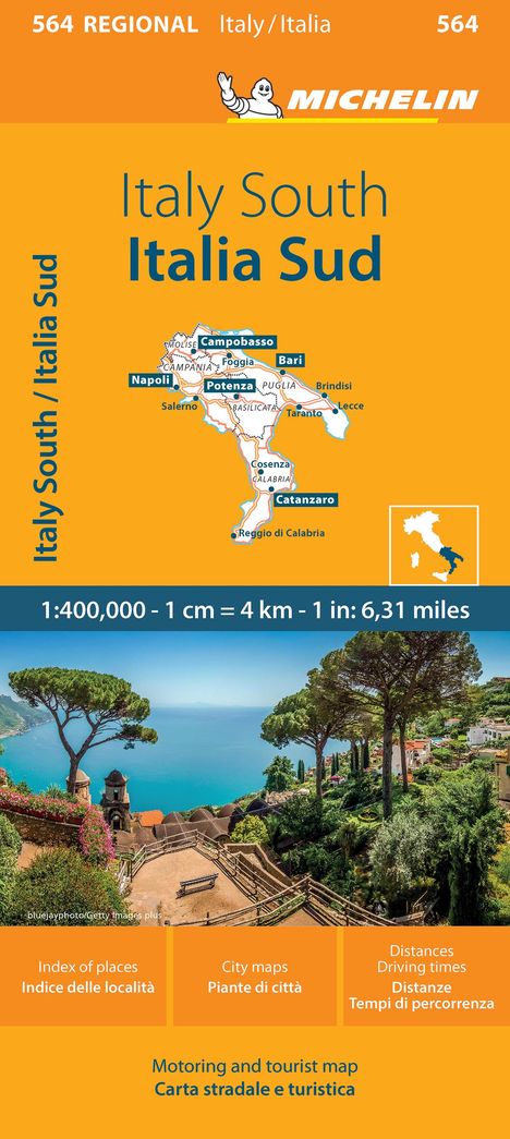 Michelin: Michelin Map Italy: South, Karten