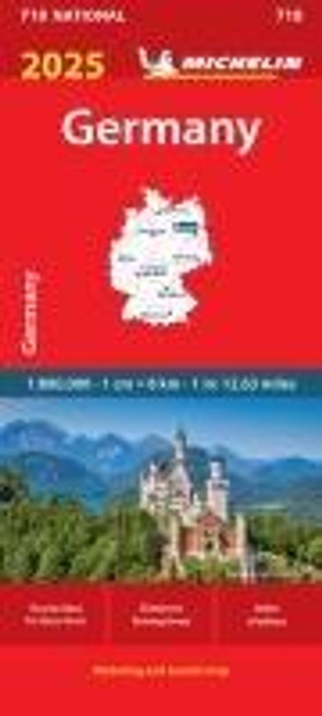 Michelin: Germany 2025 - Michelin National Map 718, Karten