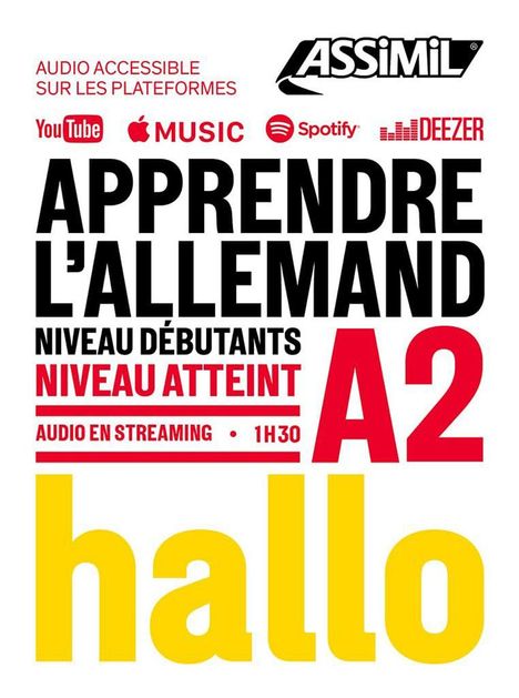 ASSiMiL Apprendre l'allemand - Audio-Sprachkurs - Niveau A1-A2, CD