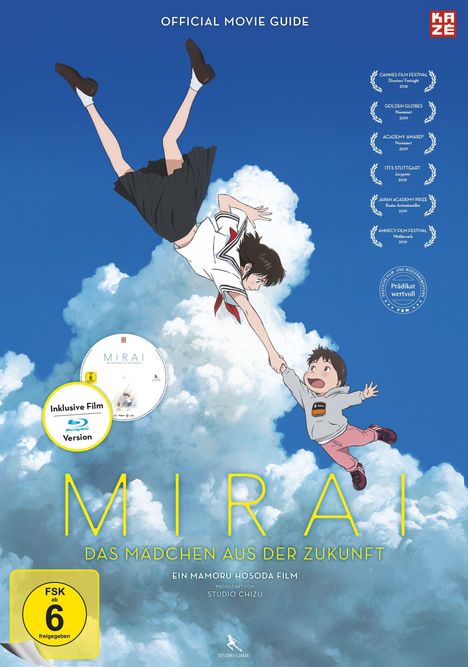 Mamoru Hosoda: Mirai - Das Mädchen aus der Zukunft, 1 Buch und 1 Blu-ray Disc