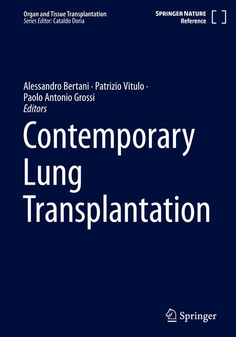 Contemporary Lung Transplantation, Buch