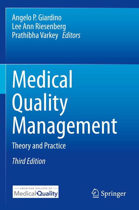 Medical Quality Management, Buch