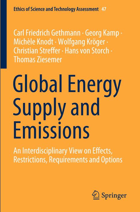 Carl Friedrich Gethmann: Global Energy Supply and Emissions, Buch