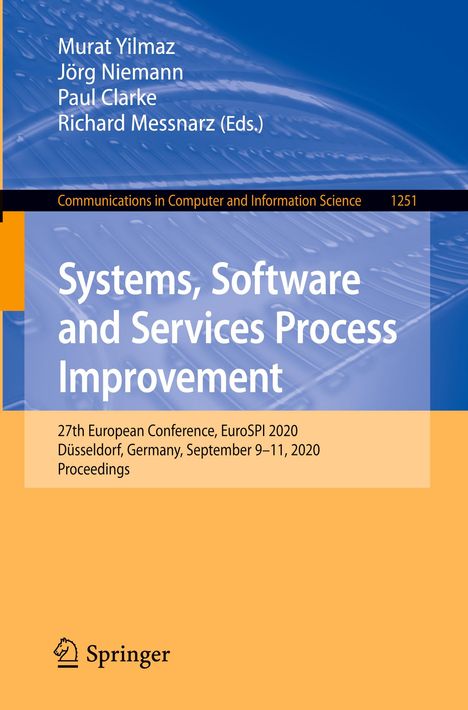 Systems, Software and Services Process Improvement, Buch