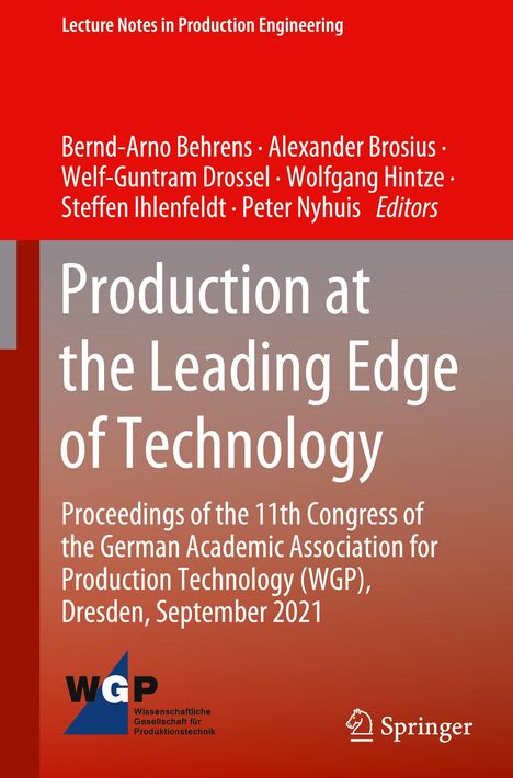 Production at the Leading Edge of Technology, Buch