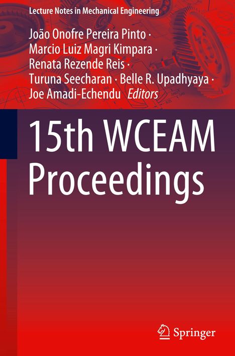 15th WCEAM Proceedings, Buch