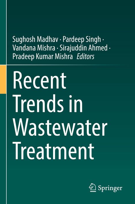 Recent Trends in Wastewater Treatment, Buch