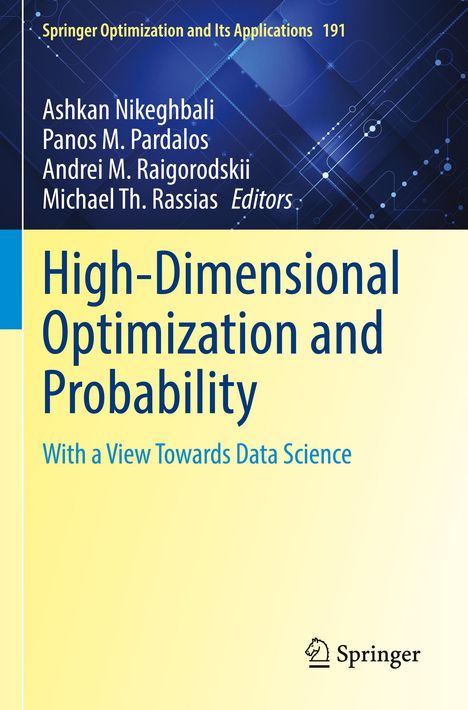 High-Dimensional Optimization and Probability, Buch