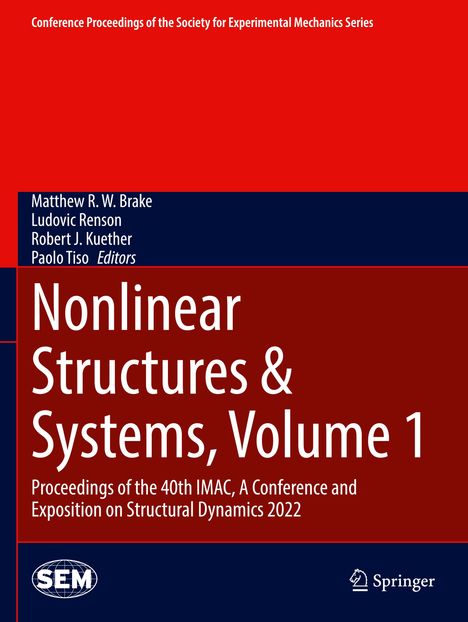 Nonlinear Structures &amp; Systems, Volume 1, Buch