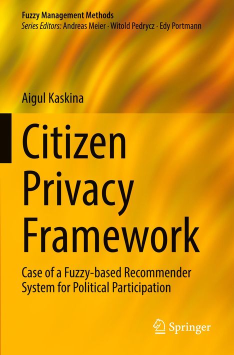 Aigul Kaskina: Citizen Privacy Framework, Buch