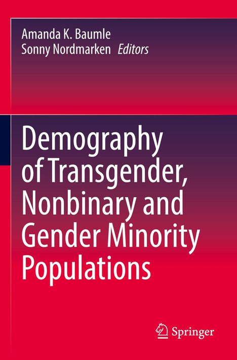 Demography of Transgender, Nonbinary and Gender Minority Populations, Buch