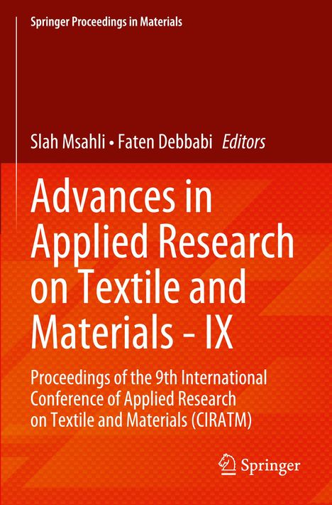 Advances in Applied Research on Textile and Materials - IX, Buch