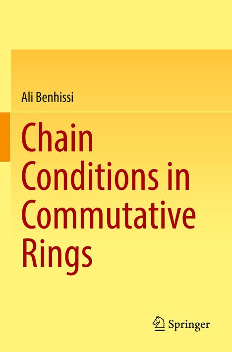 Ali Benhissi: Chain Conditions in Commutative Rings, Buch