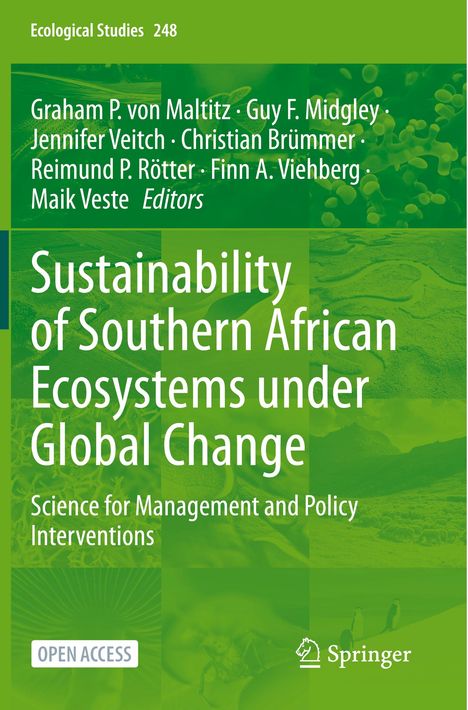 Sustainability of Southern African Ecosystems under Global Change, Buch