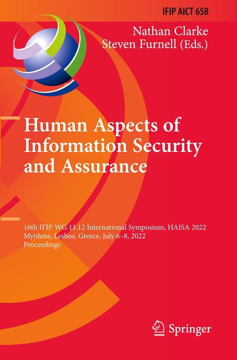 Human Aspects of Information Security and Assurance, Buch