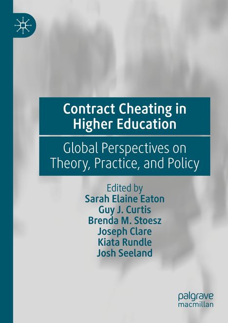 Contract Cheating in Higher Education, Buch