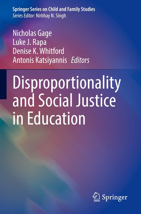 Disproportionality and Social Justice in Education, Buch