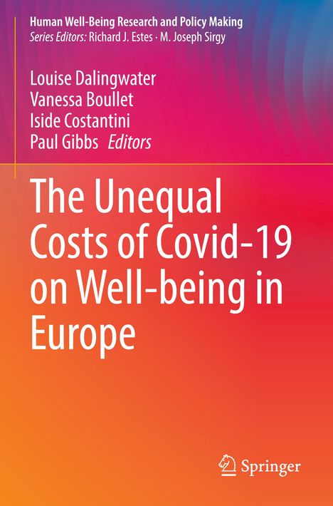 The Unequal Costs of Covid-19 on Well-being in Europe, Buch