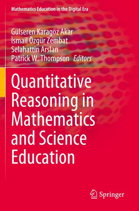 Quantitative Reasoning in Mathematics and Science Education, Buch